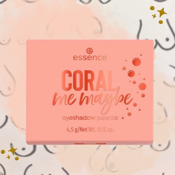 🏷️ Essence “Coral Me Maybe” set of 6 neutral glitter matte eye shadow palette - Picture 3 of 13